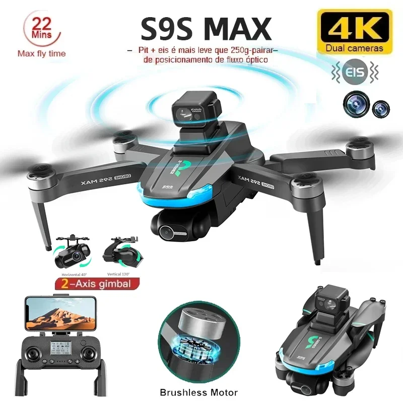 NEW S9S MAX MINI Drone 4K 2-Ax - Drone Gimbal Case ulasan dan harga